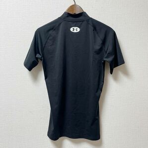 UNDER ARMOUR アンダーアーマー 半袖 コンプレッションシャツ MDサイズ ブラックの画像2