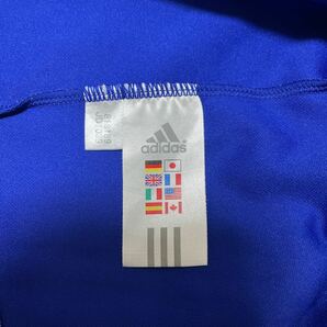 adidas アディダス サッカー日本代表 レプリカユニフォーム Lサイズ ブルー ポリエステルの画像5