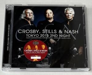 ◆CROSBY, STILLS & NASH/クロスビー・スティルス&ナッシュ◆TOKYO 2015 2ND NIGHT(2CD)15年東京/プレス盤