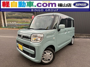 【諸費用コミ】:広島県発☆軽自動車.com福山店☆ スズキ スペーシア ハイブリッド(HYBRID) G ワンセグナビ/ETC/