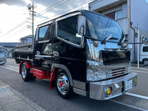  vehicle inspection "shaken" 1 year attaching Shizuoka departure H17 year PA Mitsubishi Fuso generation Canter W cab double cab 2 ton truck deco truck 