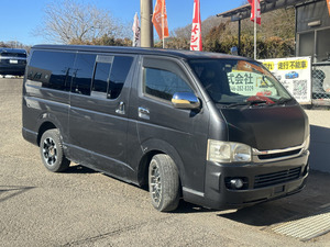 【支払い総額110万円】ハイエースバン 2.5スーパーGL ロングディーゼル 4WD バッドフェース/記録簿/ナビ/TV/Bカメラ/BT