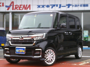 【諸費用コミ】:★群馬県★トヨナガ★ 令和3年 N-BOXカスタム L ターボ 4WD 8型ナビTV Bカメラ 両側電動