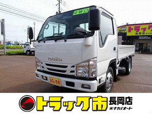 【諸費用コミ】:平成28年 エルフ 3t 4No. 4WD 切替式 FFL 平ボディ 4ナンバー 標準 フルフラットロー ☆新潟県発