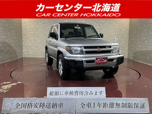 【諸費用コミ】:☆売切 自社ローン対応 北海道札幌 平成11年 パジェロイオ 1.8 ZR 4WD 1年保証 MT 寒冷地仕様 禁煙