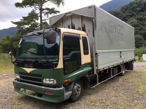 静岡発 2005 Isuzu Forward 320 Wide アルミ ウイング 6700ボディー 3.05tonnetruck ETC Bカメラ スムーサー