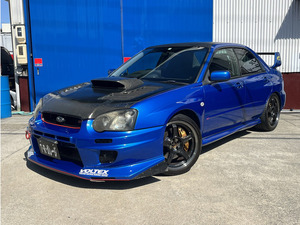 【諸費用コミ】返金保証付:平成14年 スバル インプレッサWRX 2.0 WRX STI 4WD 6速マニュアル 排気系コンプリート