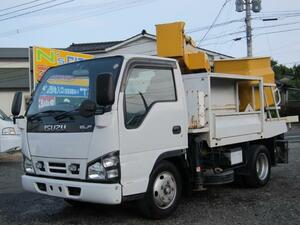 【諸費用コミ】:【無料電話:0078-6015-19612のみ対応】◎鹿児島Prefecture・中古truck Isuzu Elftruck elevated作work vehicle