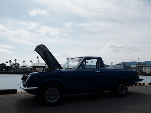 【諸費用コミ】:昭和1970 Toyota CoronaMark II ピックアップtruck シングルキャブ column3MT Seat張替 三角窓