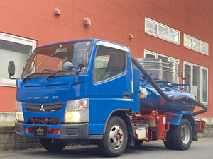 【車卸値センター】キャンター モリタバキュームカー 糞尿車 清掃車 積載1800Kg 電動リール