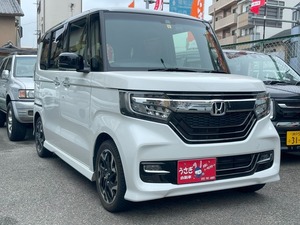 【諸費用コミ】:車検R7年7月★大阪 池田 中古車★ 令和2年 ホンダ N-BOXカスタムG L ターボ ホンダセンシング ツートン