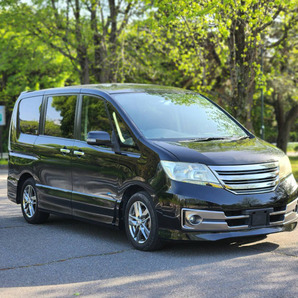 【諸費用コミ】:H25年 日産 セレナ 2.0 ライダー ブラックライン S-HYBRID 2年予備検付 クルコン ETC パワスラ DAA-HC26の画像2