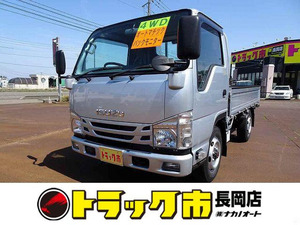 【諸費用コミ】:平成30年 エルフ 1.5t 4WD FFL Sタイヤ 平ボディ ナビ/バックカメラ連動/フルセグTV/DVD ☆新潟県発☆