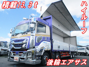 【諸費用コミ】:【朝日株式会社】H30large size2PG-IsuzuGigaアルミウイング積載13.3tHigh Roof後輪Air Suspensionリターダー