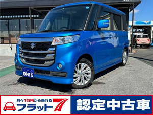 【諸費用コミ】:2017 Suzuki スペーシアcustom Z One owner Navigation Electromotive sliding door