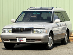 [Стоит Komi]: из города Химеджи, префектура Hyogo [Self -Loan OK] 1996 Toyota Crown Wagon 2.5 Royal Saloon Non -Smoking Car