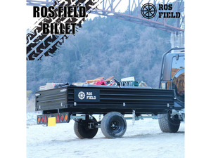 【諸費用コミ】:ROS FIELD ロスフィールド カーゴトレーラー 軽トレーラー トレーラー ルーフラック キャンプ