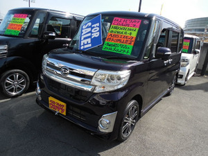 【諸費用コミ】:【若松自動車☆宮城県仙台市】 平成26年 タントカスタム RS SA 4WD 衝突軽減ブレーキアイドリングス