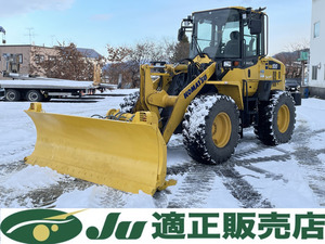 【諸費用コミ】:コマツ ホイールローダー WA100-7 排土板 ワンタッチ 除雪