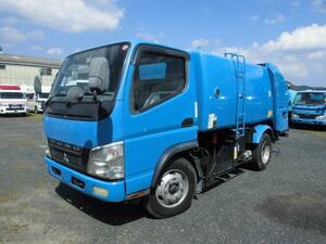 【諸費用コミ】:◆福岡 北九州 (有)ゼンショー◆ 2007 MitsubishiFuso Canter 塵芥vehicle 3T パッカーvehicle 回転式 5.7立米