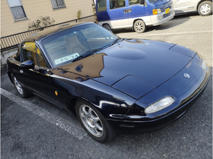 【諸費用コミ】:NA8C★Roadster★1.8 Rリミテッド★Limited edition★ハードトップ&幌★オールペン済★A/C良冷★Lowered