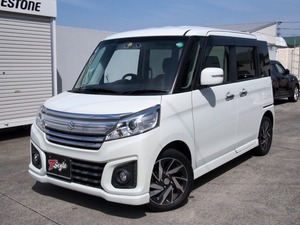 【諸費用コミ】:☆福岡 久留米 AUTO GARAGE T-style☆ 平成27年 スペーシアカスタム XS ターボ デュアルカメラブレーキ