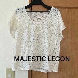 レディース　MAJESTIC LEGON トップス 半袖 カットソー　マジェスティックレゴン　フリー