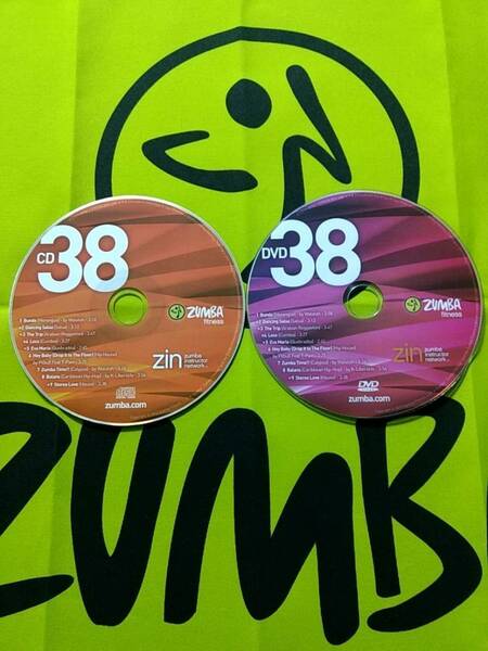 即決　ZUMBA　ズンバ　ZIN38　DVD　＆　CD　インストラクター専用