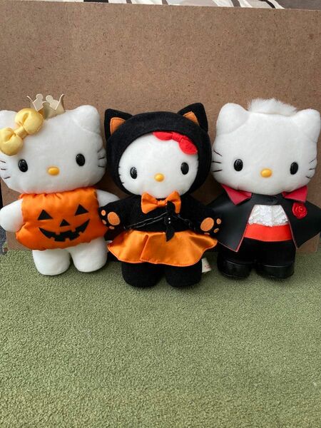 ハローキティ ハロウィン ぬいぐるみ 3種セット