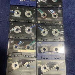 中古カセットテープ AXIA ハイポジ 10本セット