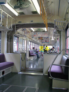 [鉄道写真] 遠州鉄道モハ30号の超広幅貫通路 2008年撮影(3138)