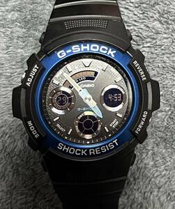 カシオ Gショック AW-591 QZ デジタル文字盤 メンズ腕時計 【稼動品】電池新品