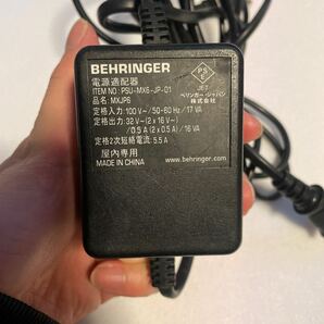 ベリンガー BEHRINGER アナログミキサー 1002fx 通電確認 OK の画像9