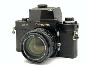 MINOLTA X-1 + MC ROKKOR-PG 50mm f1.4 ミノルタ フィルム一眼レフ ジャンク