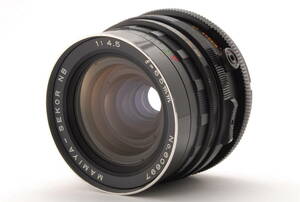 < superior article > MAMIYA SEKOR NB 1:4.5 f=65mm Mamiya lens RB67 medium size simple operation verification settled #332