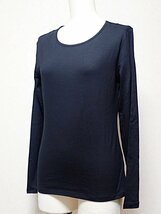 H&M 長袖 Tシャツ コットン ジャージー レディースM（EUR） ブラック 0768931 未使用品 【送料無料】 A-8466_画像2