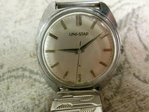 ★④UNI-STAR　6640－8010　手巻き　★ジャンク品