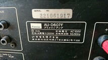 【SANSUI】サンスイ AU-D607F ステレオプリメインアンプ オーディオ機器_画像10