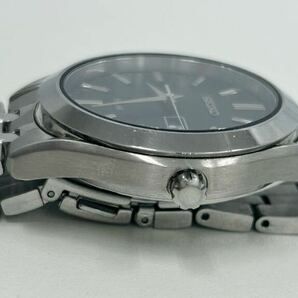 SEIKO セイコー SPIRIT スピリット V158-0AZ0 黒文字盤 デイデイト ソーラー メンズ腕時計 稼働品の画像4