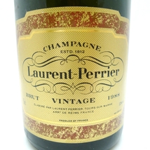 24-H-90【訳アリ】Laurent-Perrier　ローランペリエ　ブリュット　ヴィンテージ　1988　750ml　12％　シャンパン　箱つき　未開栓_画像2