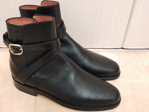使用頻度少 グレンソン ジョッパーブーツ 黒 UK 6 24.5 英国製 Footmaster ビンテージ 革靴 靴 イギリス製