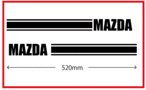  side line sticker *MAZDA* Mazda *kstdm