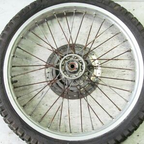 1円スタート!! 売切!! KDX125 DX125A-038 A8 ホイール 前後 フロント リア セット 【H1】の画像8