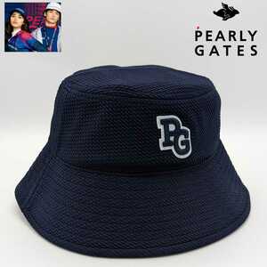 ★新品正規品最新作モデル PEARLYGATES/パーリーゲイツ PGロゴハット (UNISEX) 超入手困難！