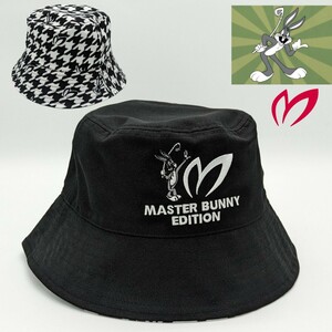 * new goods regular goods PEARLYGATES/ master ba knee [Bugs Bunny×MASTER BUNNY EDITION] reversible hat (UNISEX)