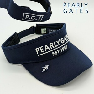 * new goods regular goods PEARLYGATES/ Pearly Gates standard polyester tsu il visor (UNISEX) man and woman use 