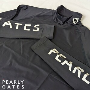 ★最新出品 新品正規品 PEARLYGATES/パーリーゲイツ Beatrix cool長袖ハイネックカットソー size4(M)  ひんやりクール素材！の画像1