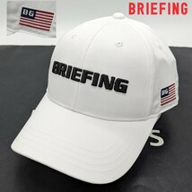 ☆新品正規品 BRIEFING/ブリーフィング ゴルフベーシック キャップ フリーサイズ 　超人気星条旗モチーフ_画像1