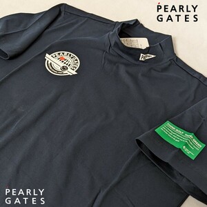 ★最新出品 新品正規品 PEARLYGATES/パーリーゲイツ ソルディーフェンダー 半袖ハイネックカットソー size4(M) 日本製