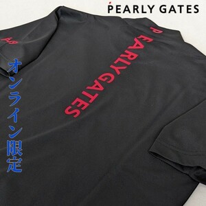 ★新品正規品 PEARLYGATES/パーリーゲイツ 変形ストレッチハニカムカノコ 半袖ハイネックカットソー 5(L)　超希少オンライン限定商品